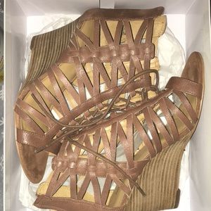 Brown Nine West sandals